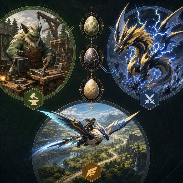 Illustrative comparison of work, combat, and travel goals for choosing a Pal breeding combo
